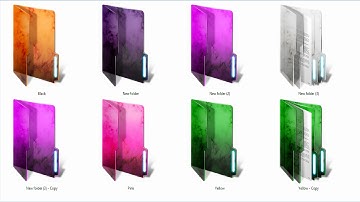 How To Customize Folders Icon With Different Colors In Windows | Full HD(2017)
