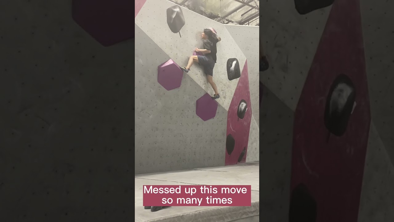 Outdoor climber struggling to send comp climb 