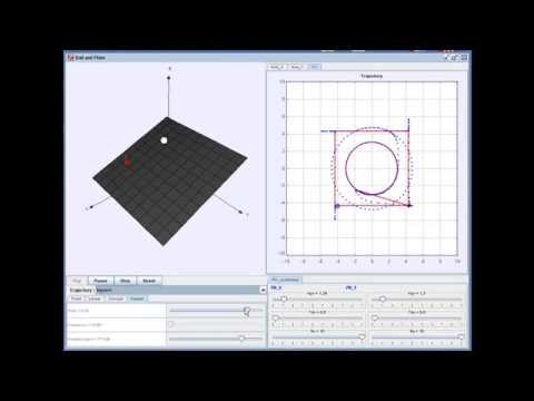 Ball and Plate Control System 3D Simulation