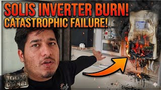 Solis inverter burn Solis inverter blast solis  8 kw plus model inverter so this hybrid inverter