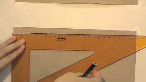 Lesson 2-2  Introduction Part 1b - PATTERN MAKING OF A BASIC DRESS WITH WAISTLINE