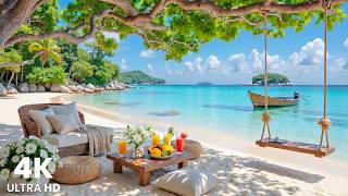 Summer Seaside Ambience - Gentle Piano Background Music with Soft Ocean Waves for Study, Read & Work screenshot 3