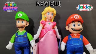 Review! Super Mario Galaxy Movie Jakks 9 Plushies Mario, Luigi, Peach