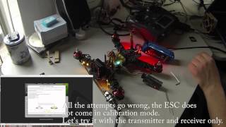 Storm drone type b cc3d esc calibration error