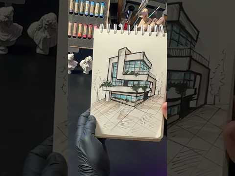 آموزش اسکیس و راندو معماری اسکیس معماری آموزش راندو معمار