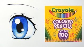 How to Color a Manga Eye with Crayola Colored Pencils