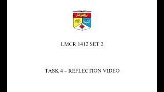 Famous TASK 4 - REFLECTION VIDEO LMCR1412 Wealth