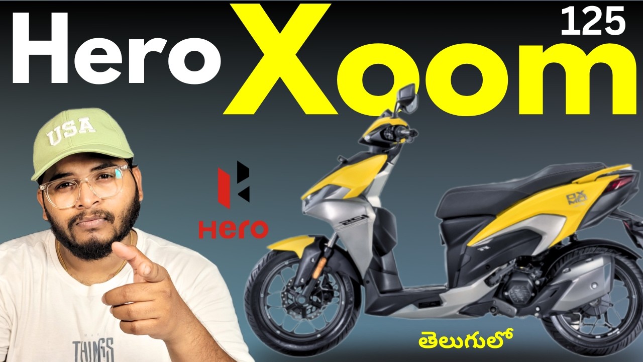 Hero Xoom 125 VX Telugu Review – Features, Design & Opinion!