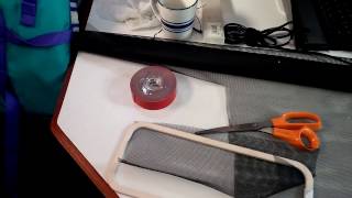 Hunter 31 Sailboat Port Window Screen Replacement Repair "Windy Daze" Episode 6