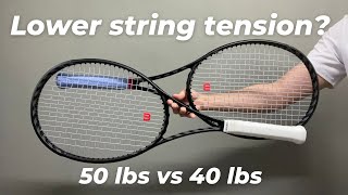 Should you lower your string tension? High vs low tension tennis playtest screenshot 5