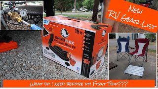 New Camper Gear List...  What Do I Need? by Weekend RV Adventures 1,419 views 1 year ago 13 minutes, 43 seconds