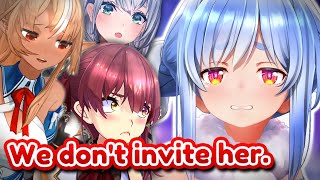 𝐌𝐀𝐑𝐈𝐍𝐄 𝐀𝐍𝐃 𝐅𝐋𝐀𝐑𝐄  tells us why 𝐃𝐎𝐍𝐓 𝐈𝐍𝐕𝐈𝐓𝐄 𝐏𝐄𝐊𝐎𝐑𝐀 to travel with them [ Hololive / English Sub ]