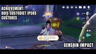 [Genshin Impact Achievement] Quis Custodiet Ipsos Custodes: Uncover Grazina's plan