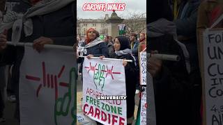 🏴󠁧󠁢󠁷󠁬󠁳󠁿silence is complicity, students demand justice🇵🇸 #cardiffuniversity #shorts