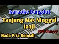 TANJUNG MAS NINGGAL JANJI - KARAOKE || NADA PRIA COWOK RENDAH || Didi Kempot || Live Keyboard