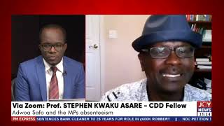 Article 97 (1) C is not talking about excused absence but unexcused absence -  Prof. Kwaku Asare