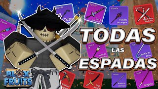 COMO CONSEGUIR TODAS LAS ESPADAS DE BLOX FRUITS. (SEA 1, SEA 2 Y SEA 3)