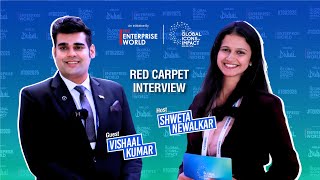 Vishaal Kumar | Red Carpet Interview | The Global Icons of Impact 2025
