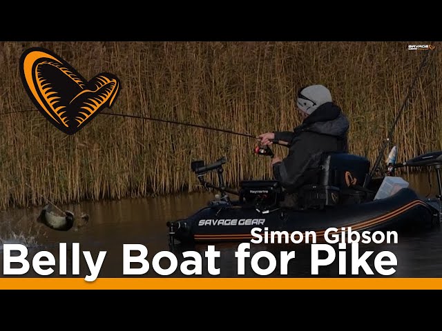 Belly Boat for Pike on the High Rider 170 with Motor - Simon Gibson 