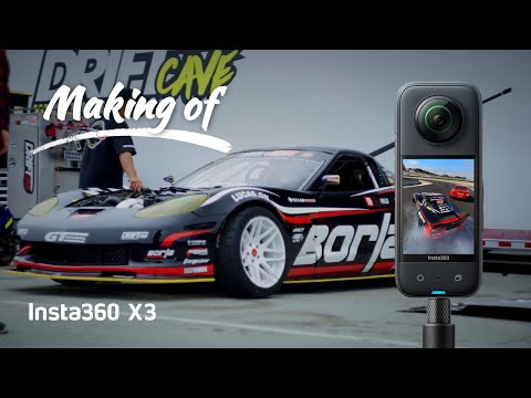 Insta360 X3 - How to Film Laguna Seca Drift Run BTS (ft. Alexey Orlov)