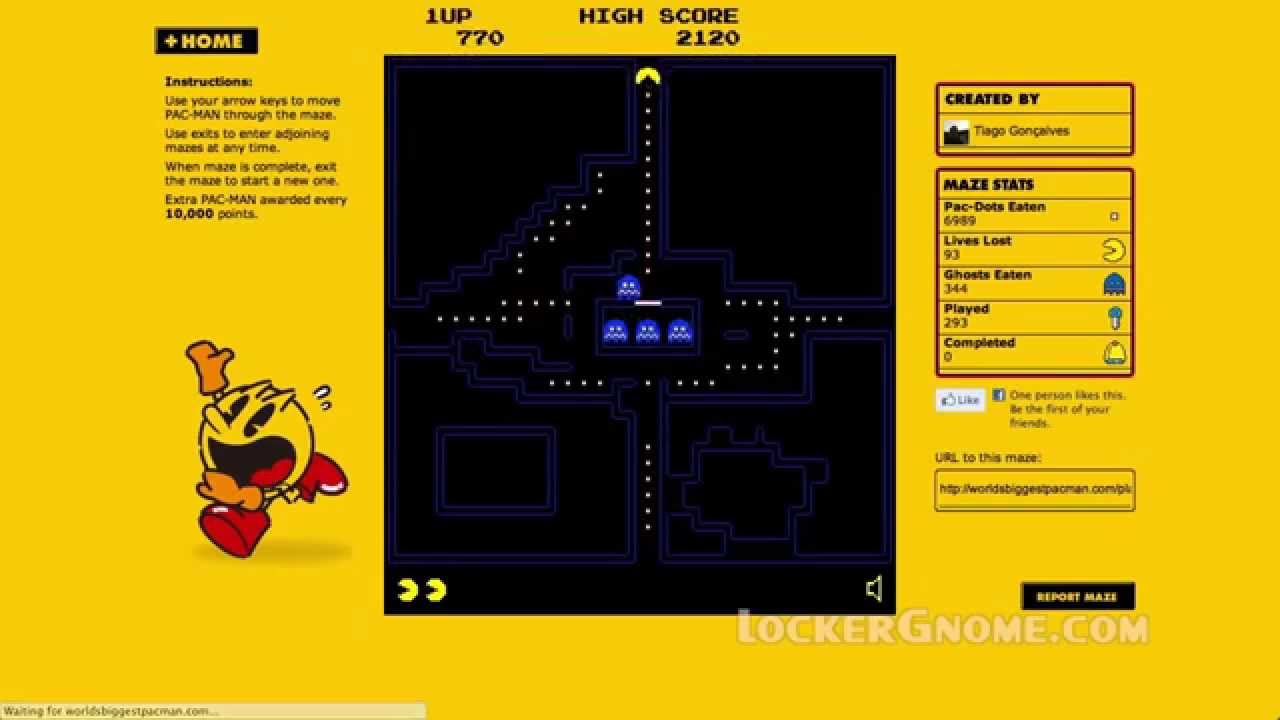 World’s Biggest Pac Man Game
