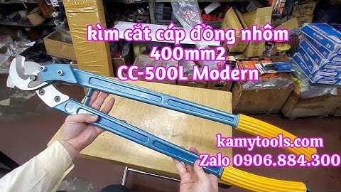 Short Kìm cắt cáp cơ Modern 250mm2 CC-250L và 400mm2 CC-500L, kéo cắt cáp