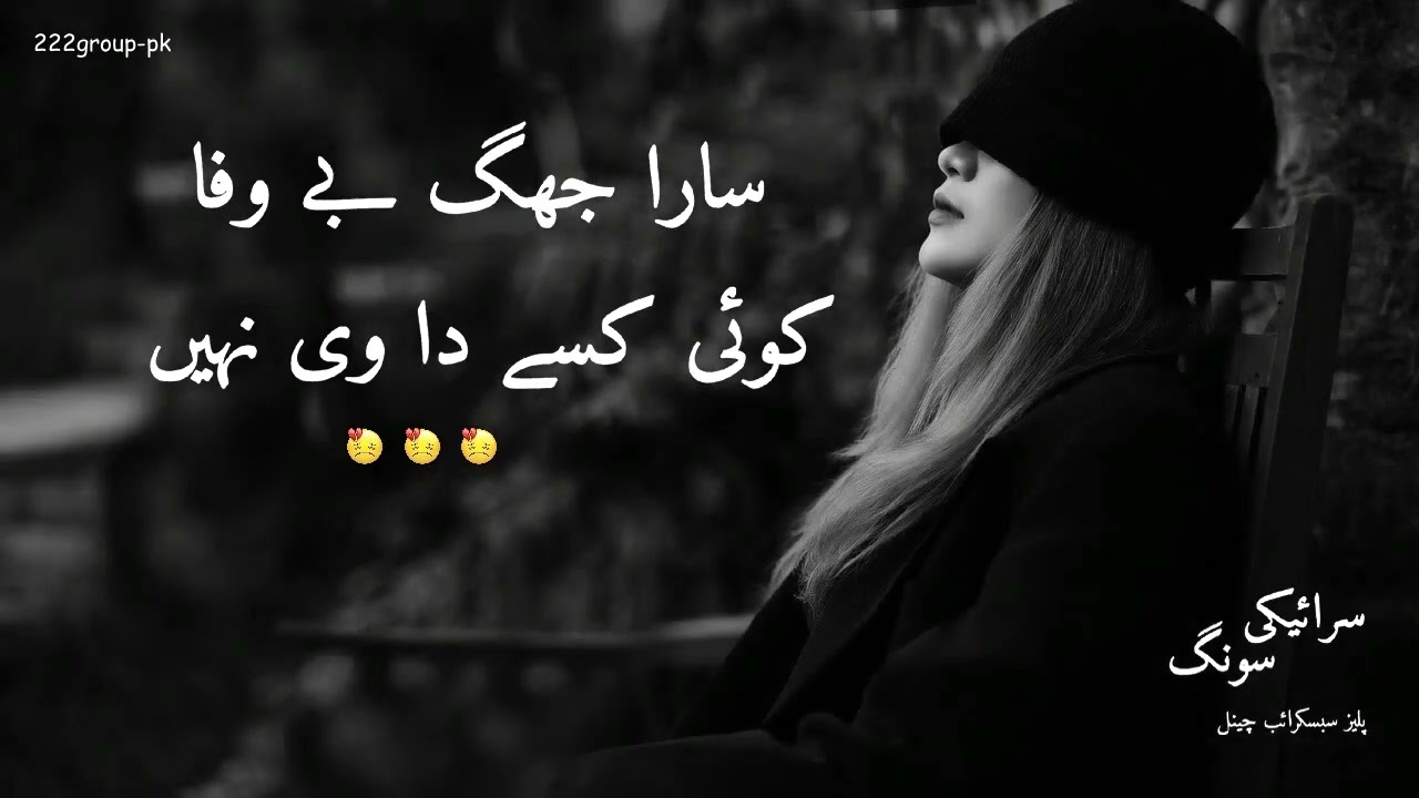 Sara Jag Bewafa Koi Kise Da Ve Nahi | Slowed & Reverb | 2025 #saraiki