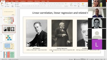 PPCR 2020 - Statistical Tutorial on Linear Regression and Correlation - by our teaching assistants