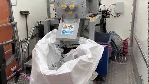 Type 3592 Computer backup tapes degaussed and shredded to 20mm