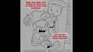 After The Rave | Dandys World Comic Dub | Dandys Rave AU #shorts #fyp #comicdub #dandysworld