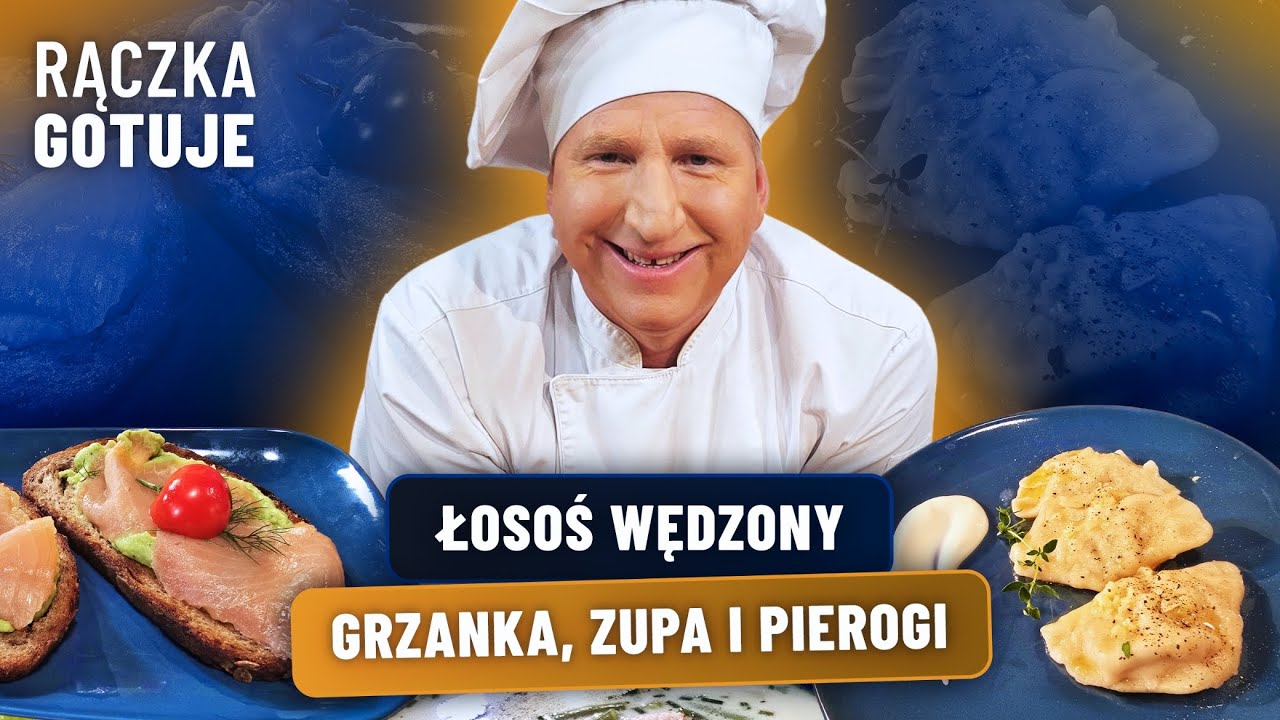 3 sposoby na... WĘDZONEGO ŁOSOSIA! Grzanki z guacamole, zupa i pierogi z bryndzą | RĄCZKA GOTUJE