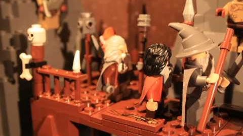 Lego Hobbit | Goblin Chase | Clip