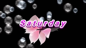 Learn Days Of The Week Flashcards For Kids