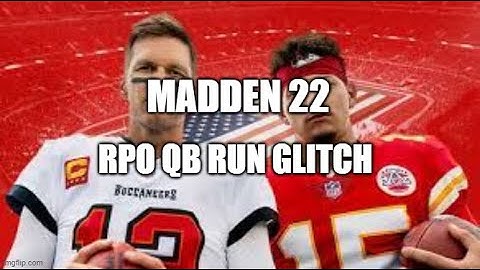 Madden 22 Glitches Cheats and Tips - RPO Power QB Glitch Run