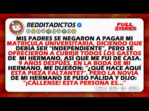 Mis padres se negaron a pagar mi universidad, diciendo que debía ser “independiente”. 9 años después