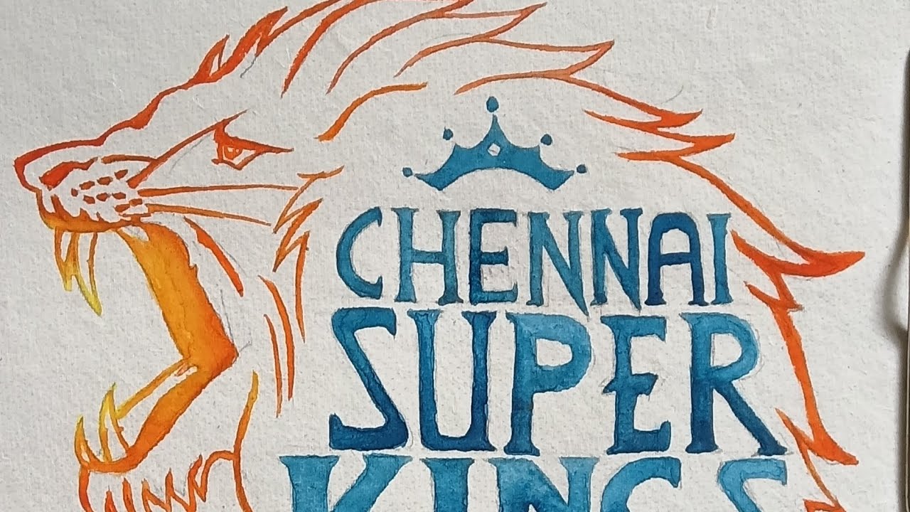How to draw the logo of CHENNAI SUPER KINGS(CSK)π#art#@Instant ...