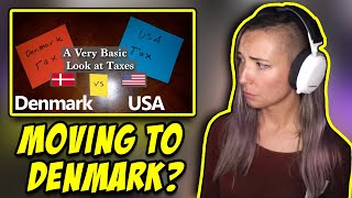 Taxes in Denmark Vs. USA  American Reaction