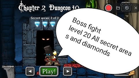 Magic rampage level 20 || Chapter 2 dungeon 10 all secret areas and diamonds