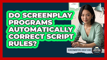 Do Screenplay Programs Automatically Correct Script Rules?