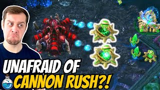 Underestimating Cannon Rush GOES WRONG! | Cannon Rush in Grandmaster #47 StarCraft 2