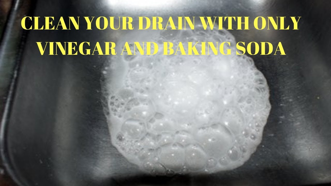 How To Clean A Drain With Vinegar And Baking Soda YouTube