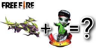 GABUNG GREEN FLAME DRACO DENGAN PET MOONY JADI CHARACTER BUNDLE FREE FIRE KEREN