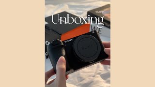 Unboxing my new camera 📸 Sony A6700 with SEL3518F lens and accessories 💗ASMR unboxing ✨ by LoffiSnow 3,506 views 4 months ago 4 minutes, 2 seconds