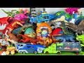 Unboxing Review ASMR Jurassic World Toys Colorful Dinosaur T-rex Brachiosaurus Spinosaurus Smashers