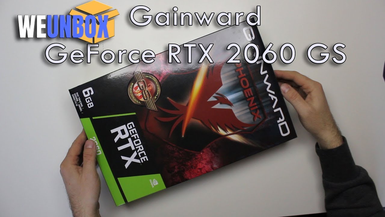 Andesbjergene Bedst kulstof Unboxing GeForce RTX 2060 Phoenix GS By Gainward - YouTube