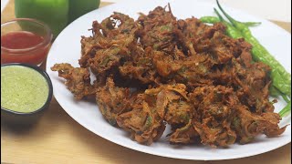 शिमला मिर्च के कुरकुरे पकोड़े - Capsicum Pakoda - Shimla Mirch Ke Pakode - Bell Pepper Pakora