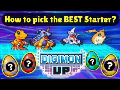 How to pick the BEST Starter in Digimon UP! Beginner Guide for New Players!