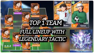 FIRST TEAM WITH FULL LINEUP LEGENDARY TACTIC! PERFECT TEAM RIGHT NOW? CAPTAIN TSUBASA: ACE screenshot 5