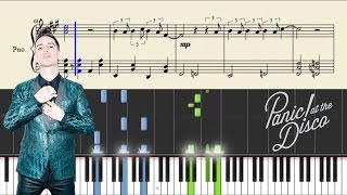 Panic! At The Disco - The Piano Knows Something I Don't Know - Piano Tutorial   SHEETS