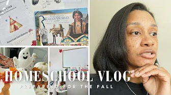 CHATTY HOMESCHOOL VLOG | decorating for fall, our plan for the term, socialization